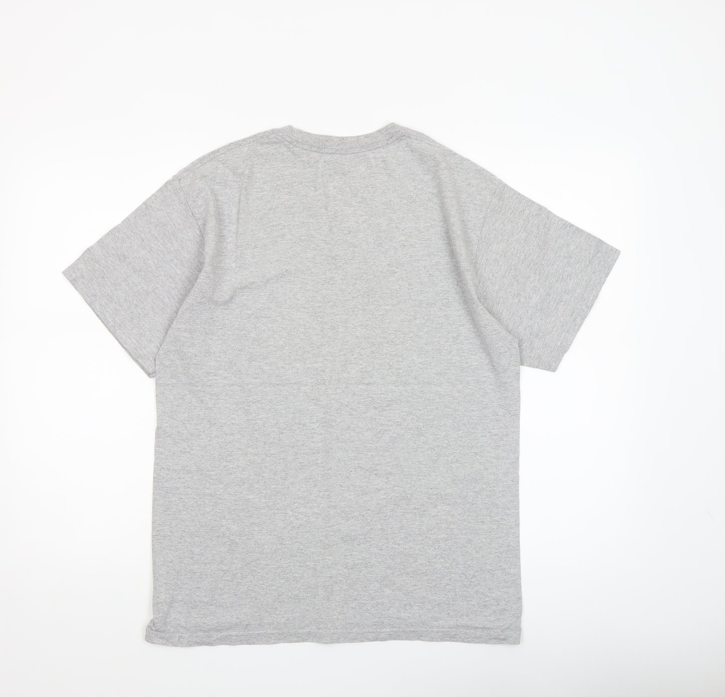 Champion Men's Grey Stanford Crew Graphic T-Shirt Size M