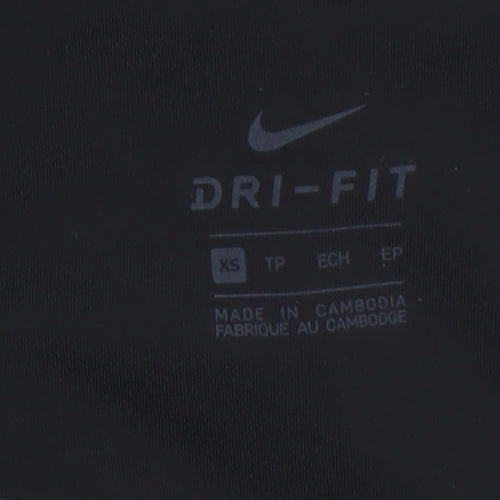 Nike Women's Black Dri-FIT Capri Leggings XS Activewear