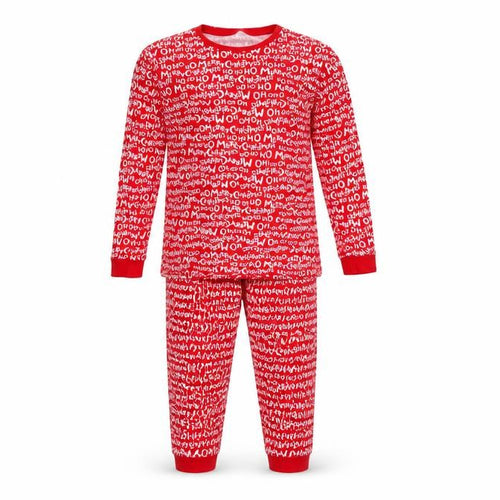 Dunnes Stores Mens Red Christmas Graphic Cotton Pyjama Set L
