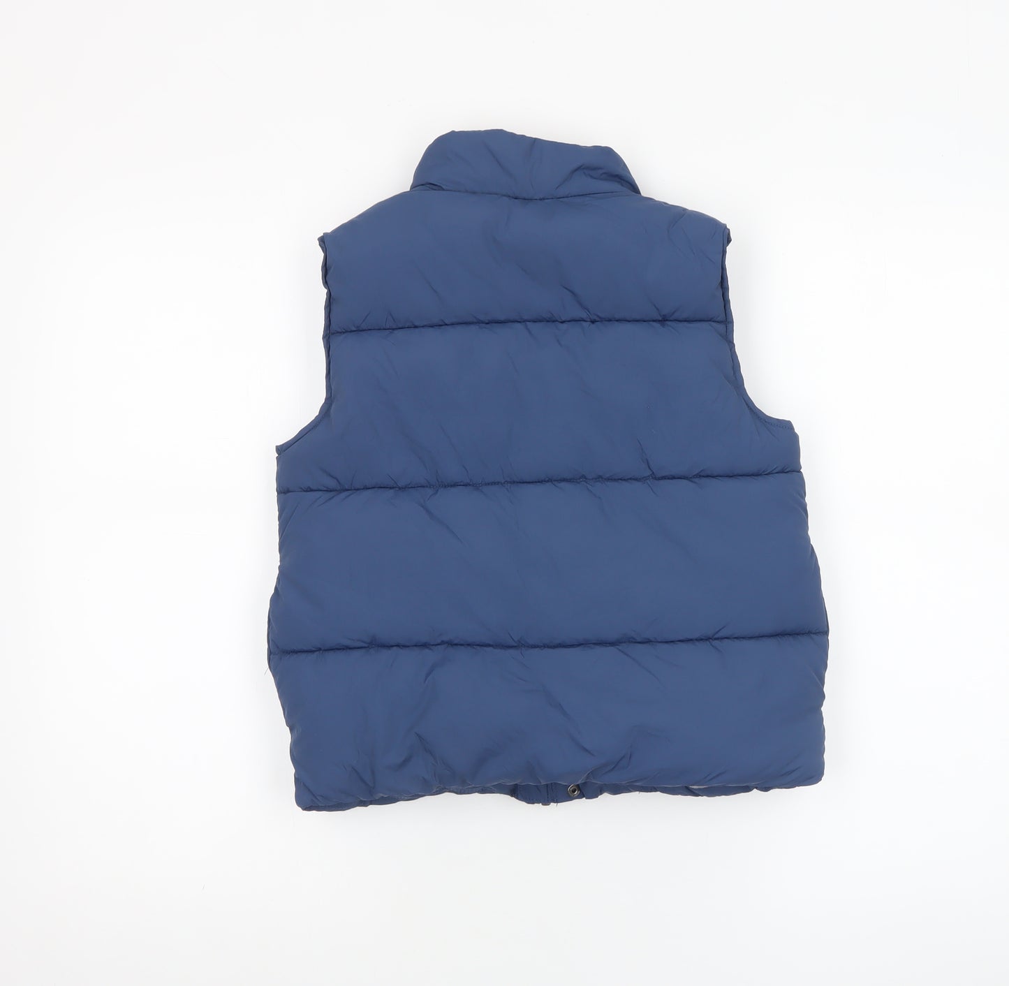 Explore Boys Blue Padded Bodywarmer Gilet 9 Years Lined Zip Outdoor Vest
