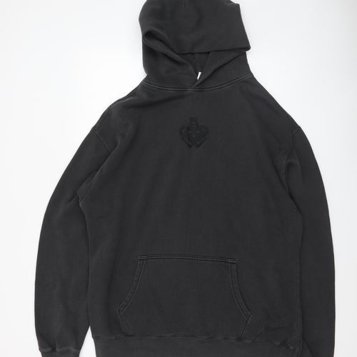 AS Colour Men Black XL Pullover Hoodie Graphic Print Fleece
