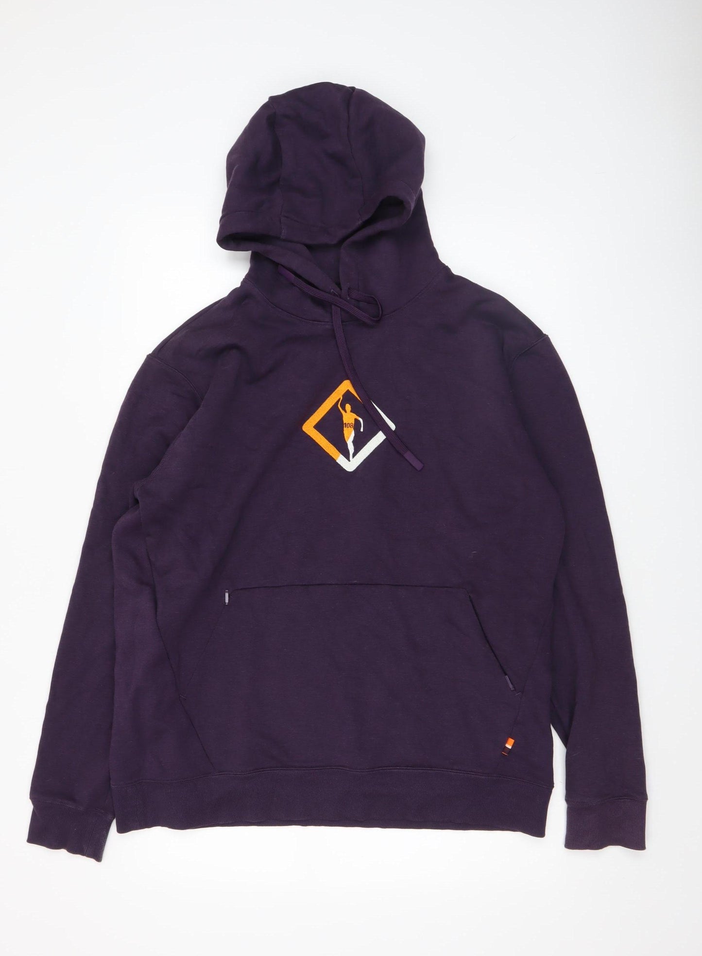 Ronhill Womens Purple Hoodie Size 16 Pullover Fleece Lined