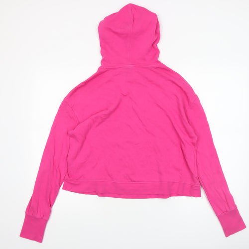 Sweaty Betty Womens Pink Size S Pullover Hoodie Cotton Blend