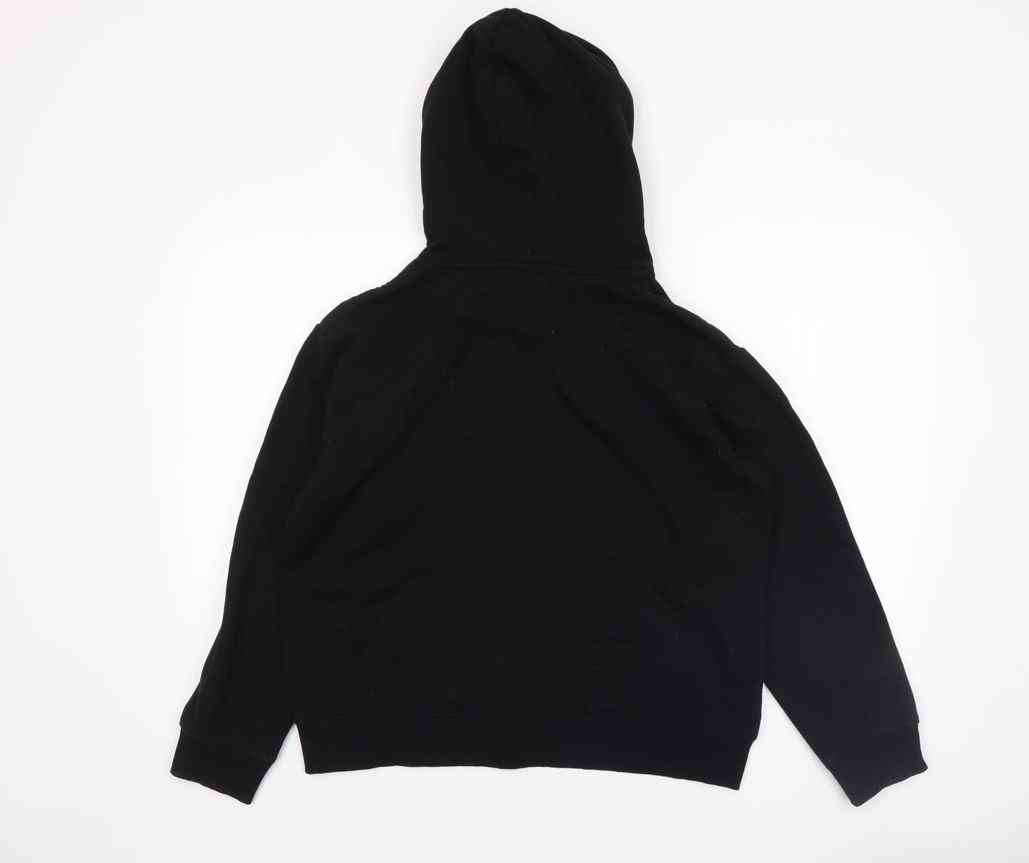 H&M Women Black Pullover Hoodie Size S 60% Cotton 40% Polyester