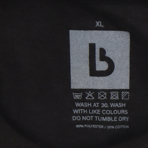 LB Men's Black I Love SR Sausage Rolls Sweatshirt XL Pullover