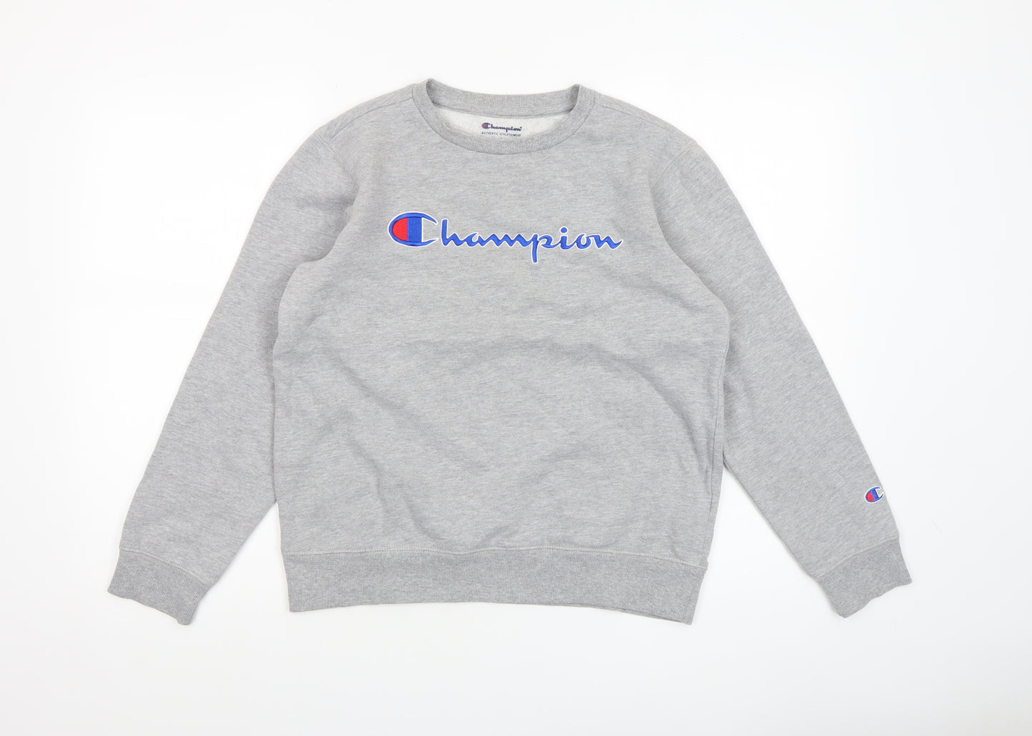 Champion Women’s Grey Crew Neck Pullover Sweatshirt Size L