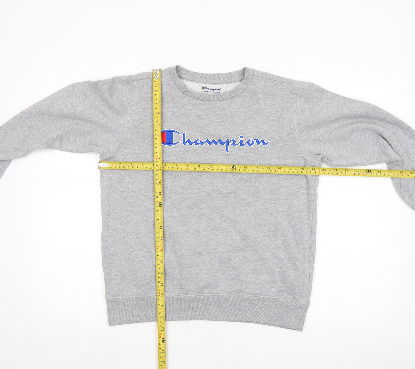Champion Women’s Grey Crew Neck Pullover Sweatshirt Size L