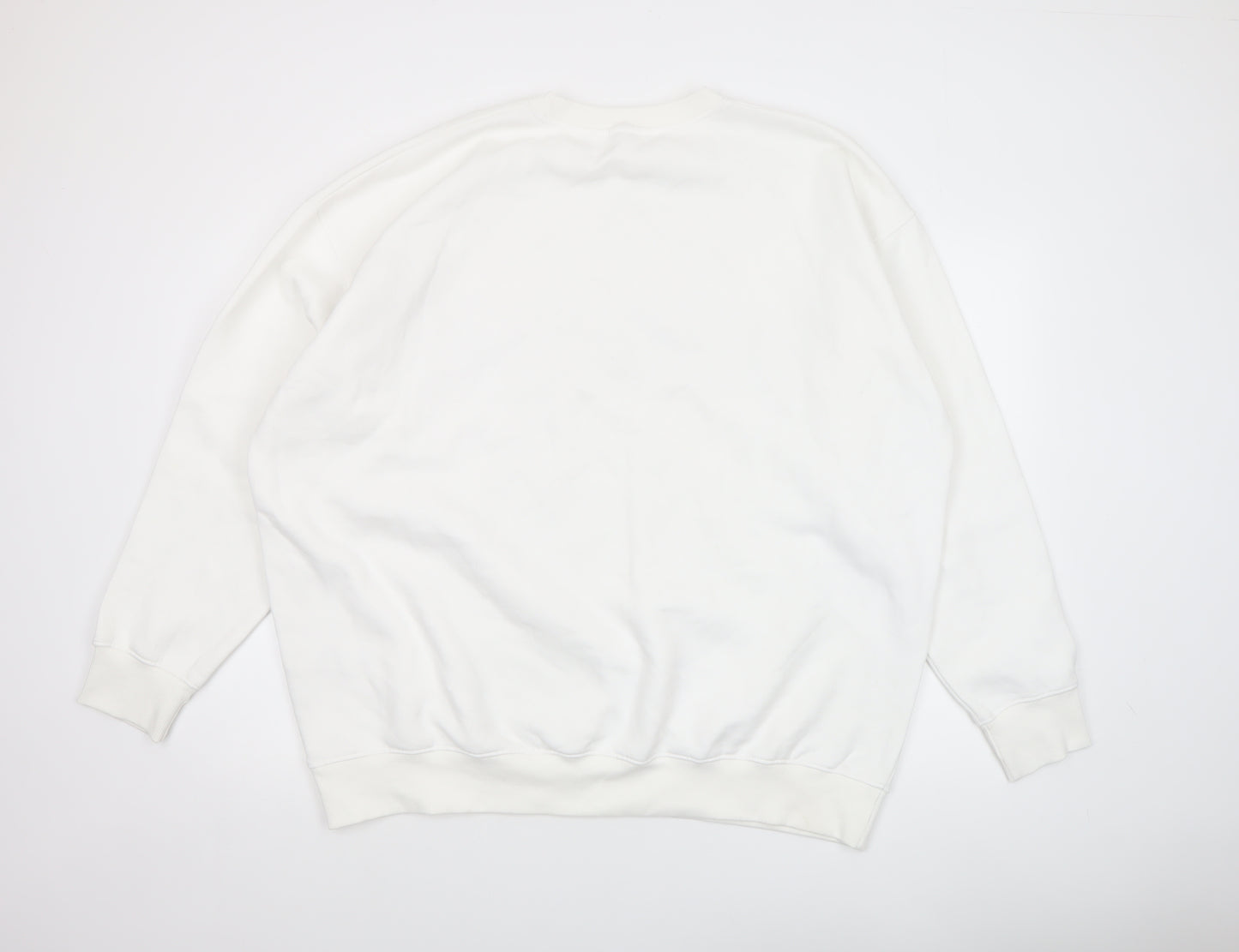 Six Stories Unisex White Bride Pullover Sweatshirt 2XL