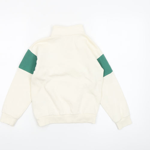 Pokémon Boys Beige Pikachu 1/4 Zip Fleece Sweatshirt 6-7 Years