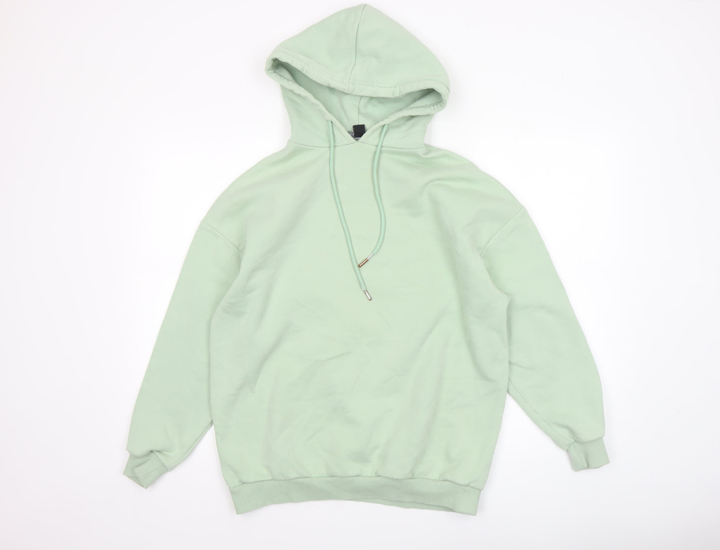 Boohoo Womens Mint Green XS Pullover Hoodie - Graphic Print Athleisure