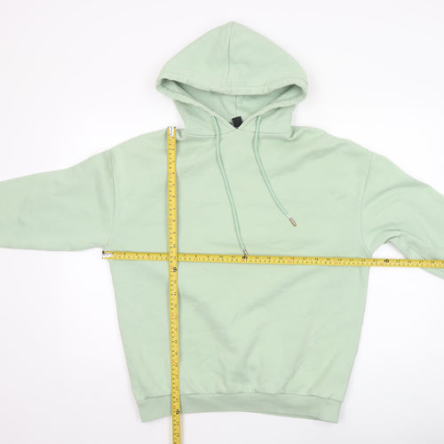Boohoo Womens Mint Green XS Pullover Hoodie - Graphic Print Athleisure