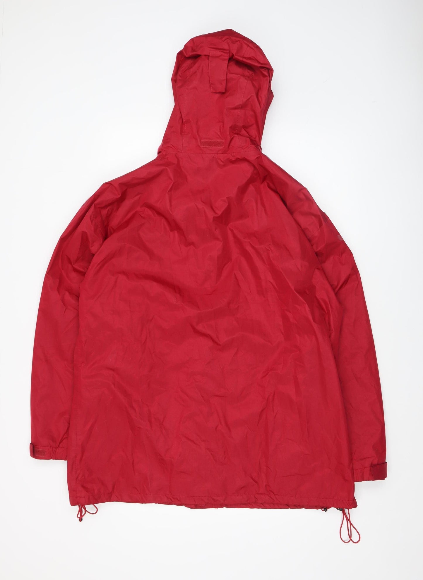 Alpine Trek Men's Red Waterproof Hooded Jacket Size L