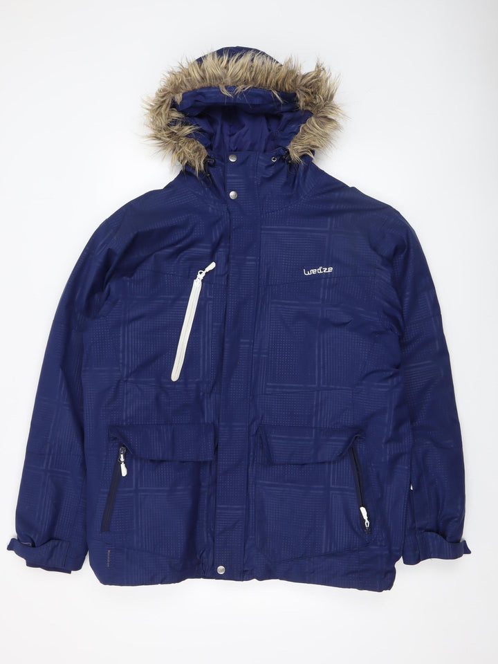 Wedze Men's Blue Waterproof Ski Parka Jacket Size L
