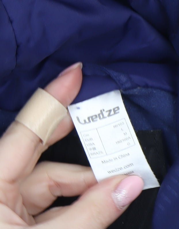 Wedze Men's Blue Waterproof Ski Parka Jacket Size L