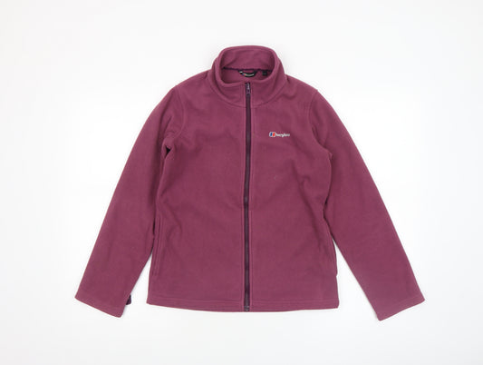 Berghaus Girls Purple Fleece Full Zip Lightweight Jacket 11-12 Years