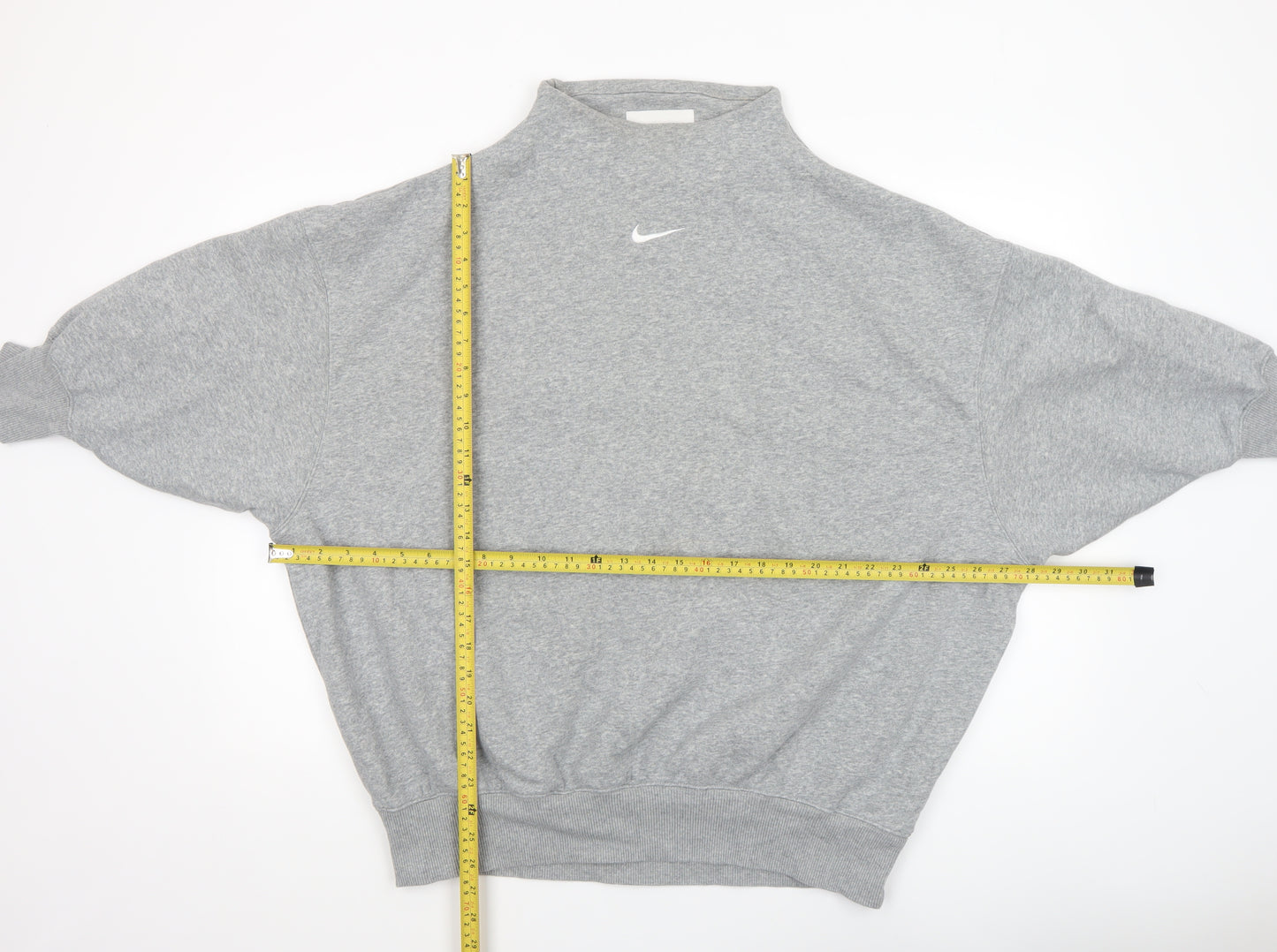 Nike Women's Grey Small Fleece Pullover Sweatshirt