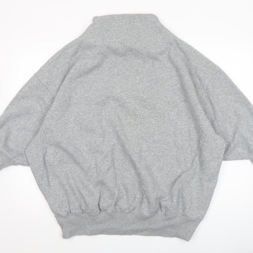Nike Women's Grey Small Fleece Pullover Sweatshirt