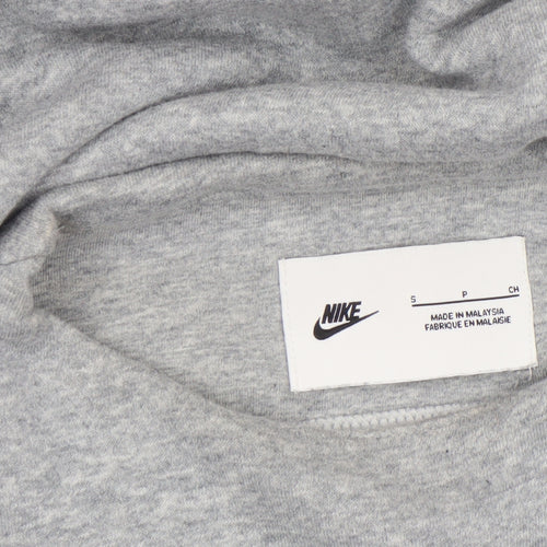 Nike Women's Grey Small Fleece Pullover Sweatshirt