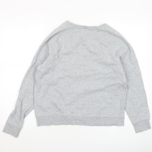 H&M LOGG Womens Grey Bambi Sweatshirt Small Cotton Crew Neck