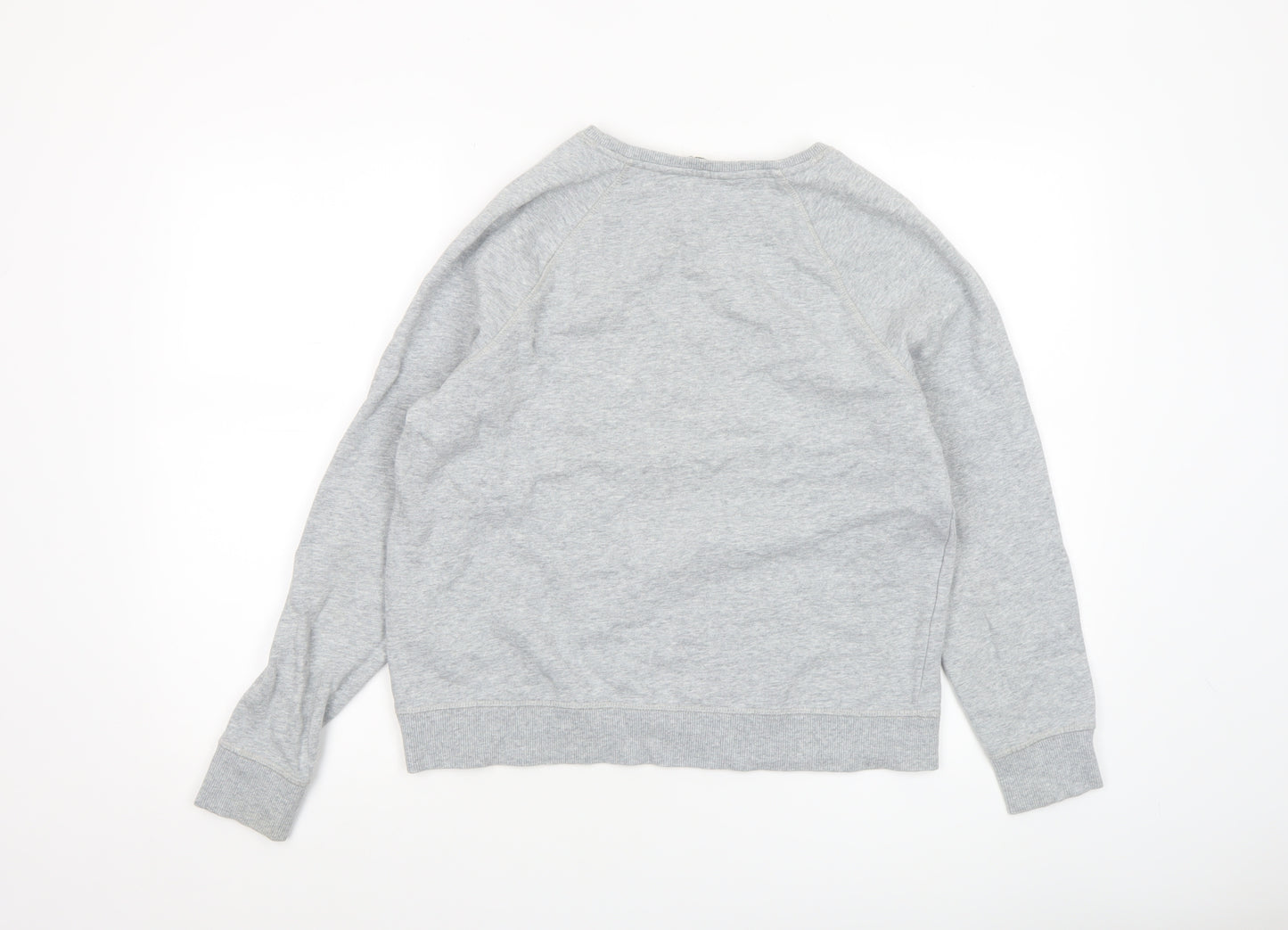H&M LOGG Womens Grey Bambi Sweatshirt Small Cotton Crew Neck