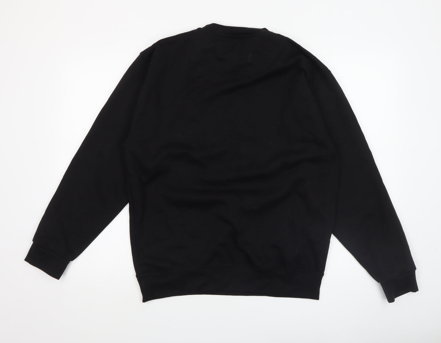 UCC Men's Black Christmas Rock Graphic Sweatshirt Size M