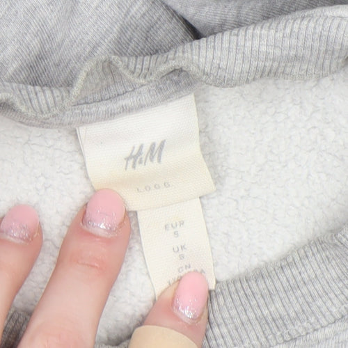 H&M Mens Grey Graphic Honolulu Hawaii Sweatshirt Size S Pullover