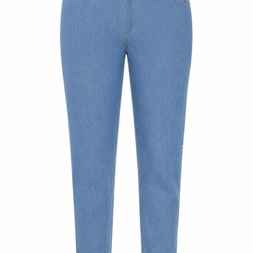 Avon Women's Blue Denim Jegging Jeans Size 10-12 Elastic Waist