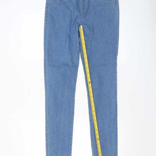 Avon Women's Blue Denim Jegging Jeans Size 10-12 Elastic Waist