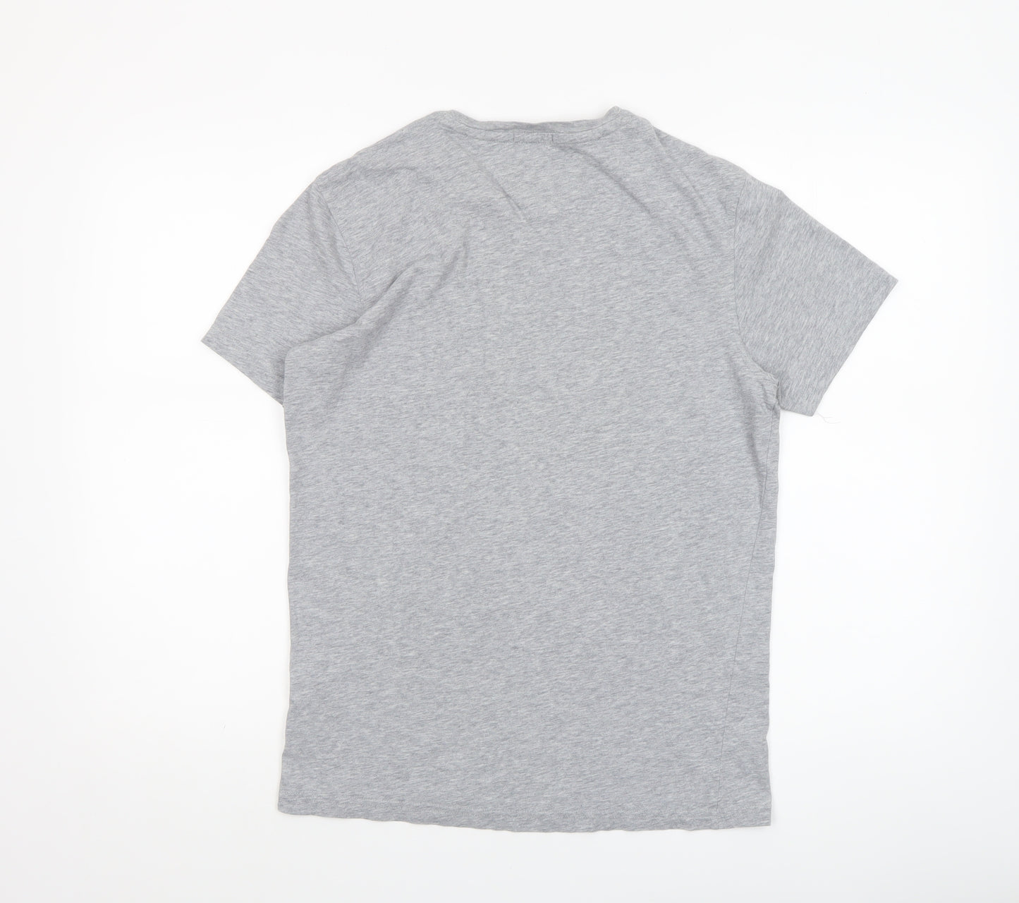 Tommy Hilfiger Denim Mens Grey M Short Sleeve Crew Neck Cotton T-Shirt