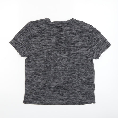 New Balance Women's Grey Short Sleeve Activewear T-Shirt - Size S