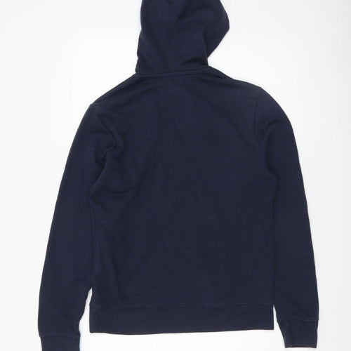 Champion Men's Blue Pullover Hoodie Size S Embroidered Logo Sweatshirt