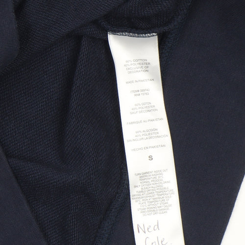 Champion Men's Blue Pullover Hoodie Size S Embroidered Logo Sweatshirt