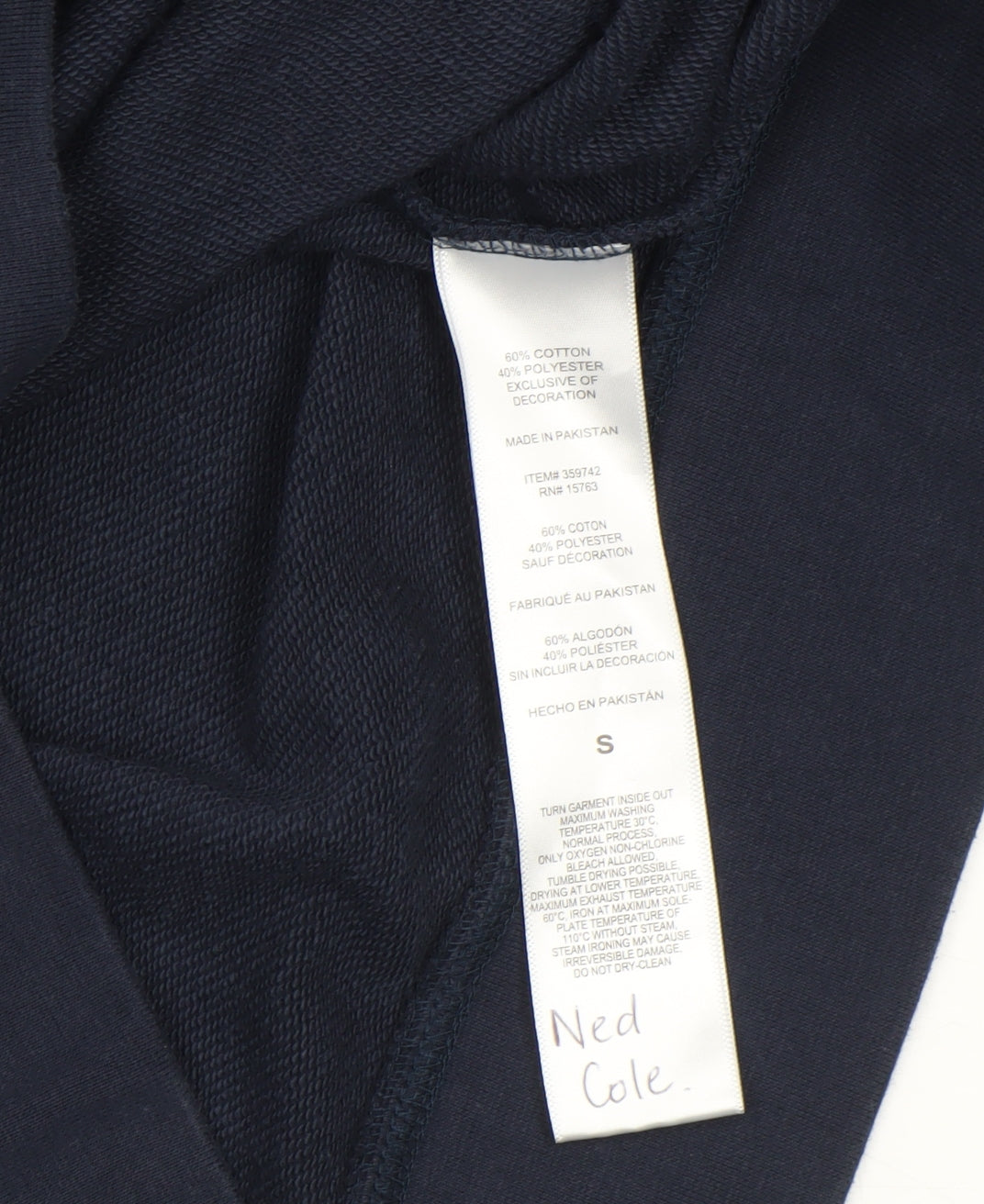 Champion Men's Blue Pullover Hoodie Size S Embroidered Logo Sweatshirt