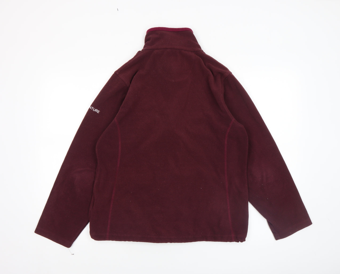 Regatta Women's Red Fleece Full Zip Jacket Size 14 Outdoor Hiking