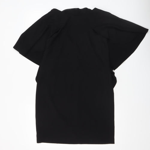 Marc New York Womens Black Size 8 Sheath V-Neck Stretch Dress