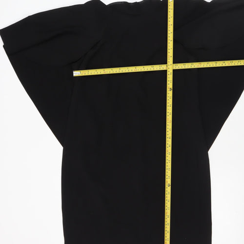 Marc New York Womens Black Size 8 Sheath V-Neck Stretch Dress