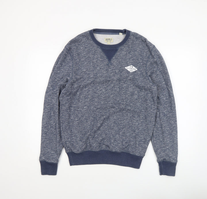 Jack Wills Men's Blue Crew Neck Sweatshirt Size S Regular Fit
