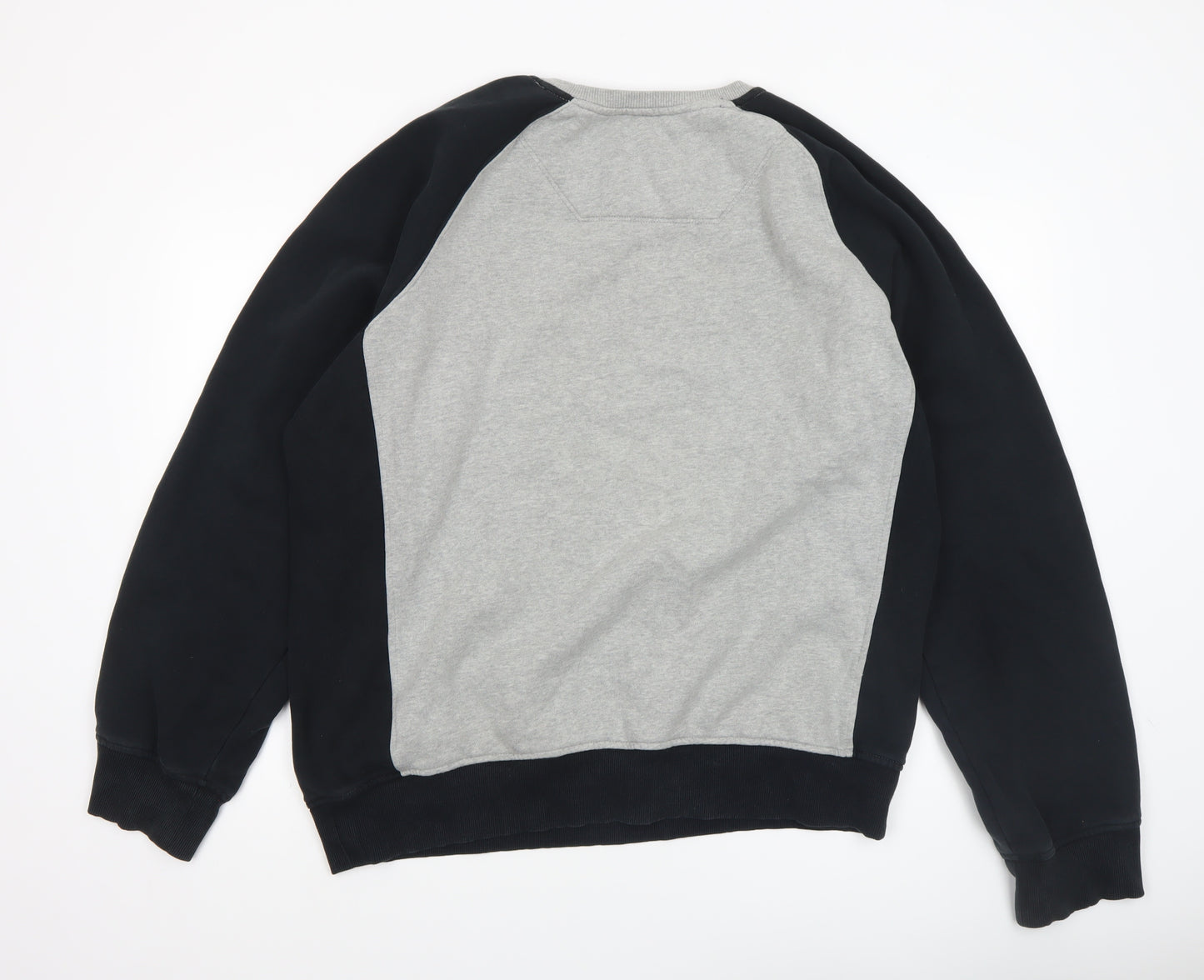 Timberland Men's Grey 2XL Regular Fit Logo Crew Neck Sweatshirt