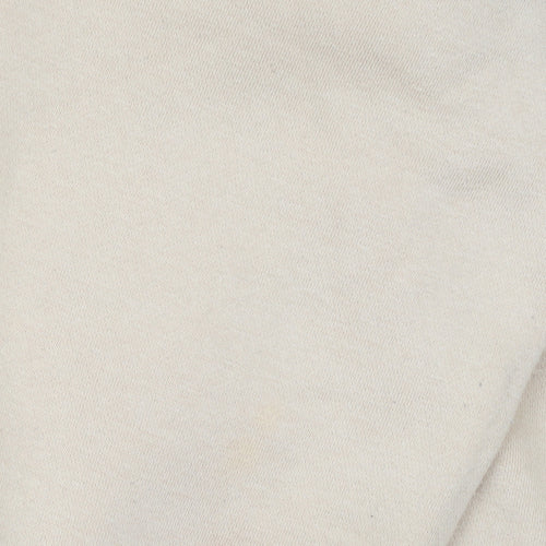 Pink Soda Sport Women Beige Hoodie UK 14 Pullover Cotton Blend