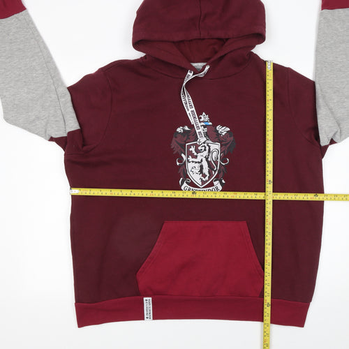 Harry Potter Women’s Burgundy Grey Gryffindor Hoodie XL Pullover