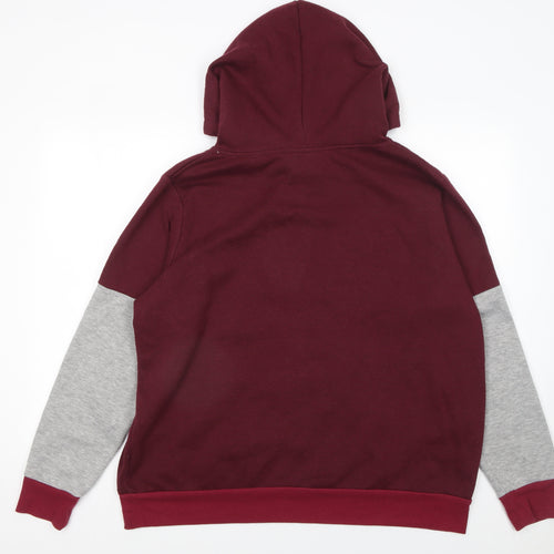 Harry Potter Women’s Burgundy Grey Gryffindor Hoodie XL Pullover