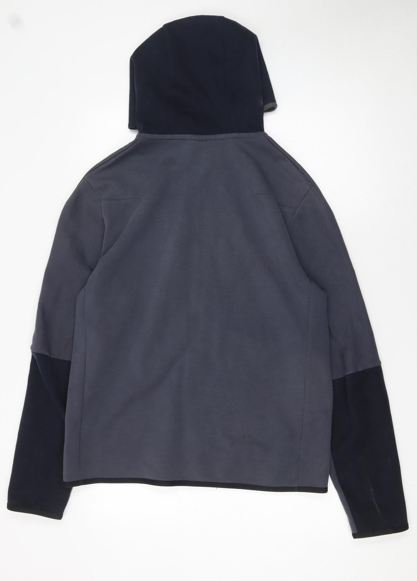 Nike Men Blue Full Zip Hoodie Size M Logo Sportswear