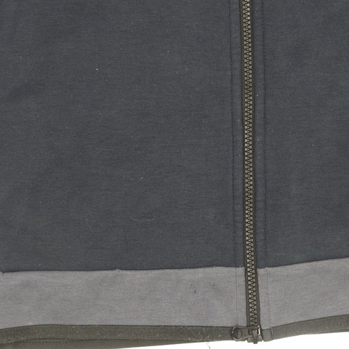 Nike Men Blue Full Zip Hoodie Size M Logo Sportswear