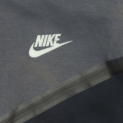 Nike Men Blue Full Zip Hoodie Size M Logo Sportswear