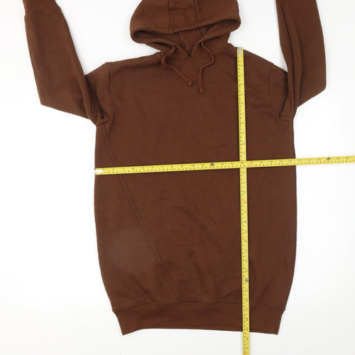 Threadbare Women’s Brown Pullover Hoodie Size 6 Cotton Blend Casual