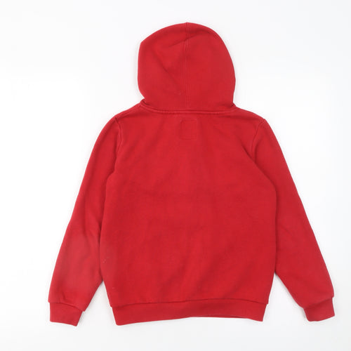 Levi's Boys Red Pullover Hoodie 8 Years Fleece Logo Camouflage Graphic
