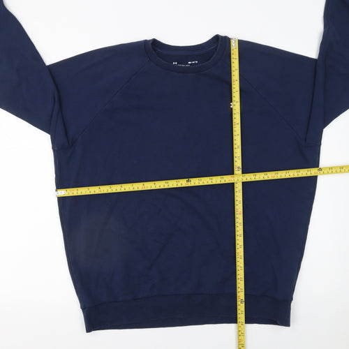 Under Armour Men's Blue Crew Neck Pullover Sweatshirt Size M