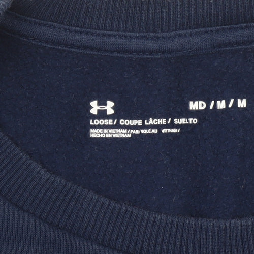 Under Armour Men's Blue Crew Neck Pullover Sweatshirt Size M