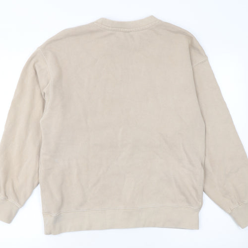 ZARA Girls Beige USA Graphic Pullover Sweatshirt 13-14 Years