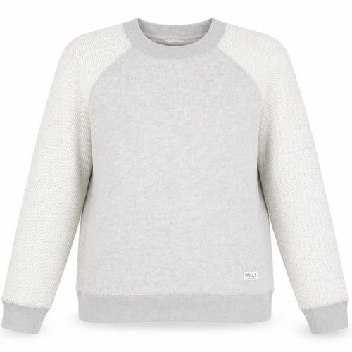 Jack Wills Womens Grey Cotton Blend Crew Neck Sweatshirt UK 6